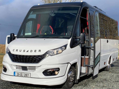 Crusader Wheelchair accessible midi-coach for hire from Curran Coaches, Kilcar, County Donegal, Ireland Crusader Wheelchair accessible midi-coach for hire from Curran Coaches, Kilcar, County Donegal, Ireland