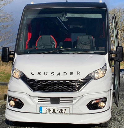 Crusader Wheelchair accessible midi-coach for hire from Curran Coaches, Kilcar, County Donegal, Ireland Crusader Wheelchair accessible midi-coach for hire from Curran Coaches, Kilcar, County Donegal, Ireland